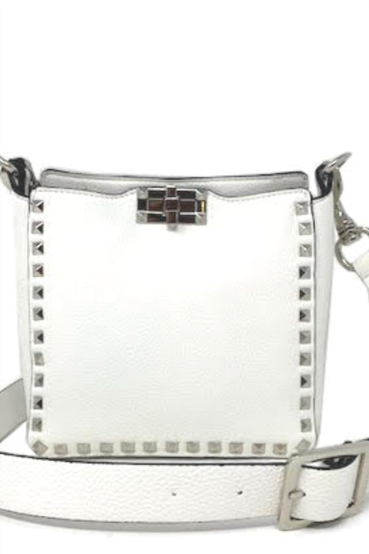 Inzi - Women's Studded Crossbody Bag