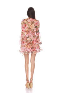 Bronx And Banco - BEDOUIN ROSE FLORAL MINI DRESS
