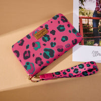 Wrangler - Leopard Print Wallet Wristlet