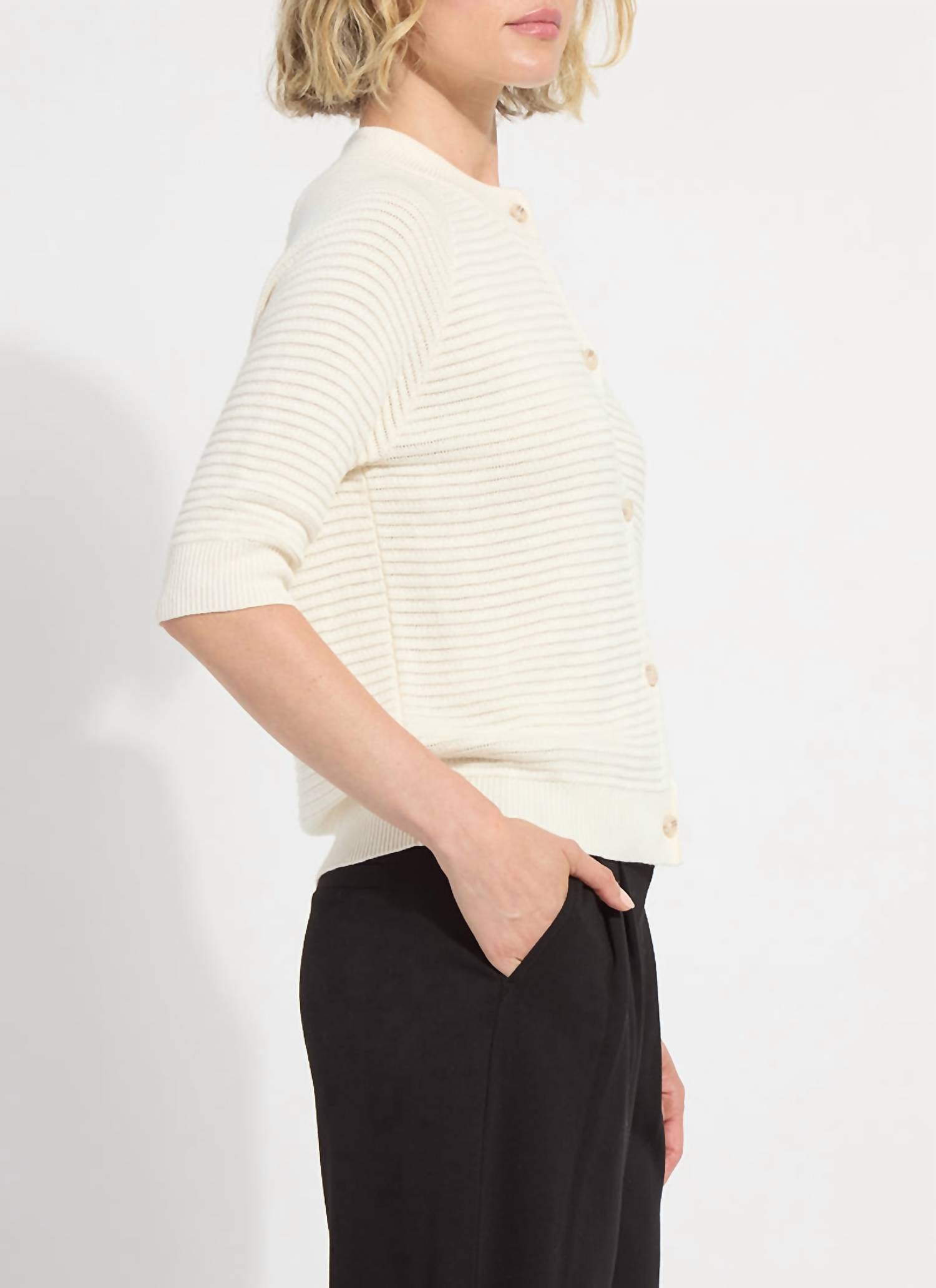 Lysse - Regina Short Sleeve Cardigan