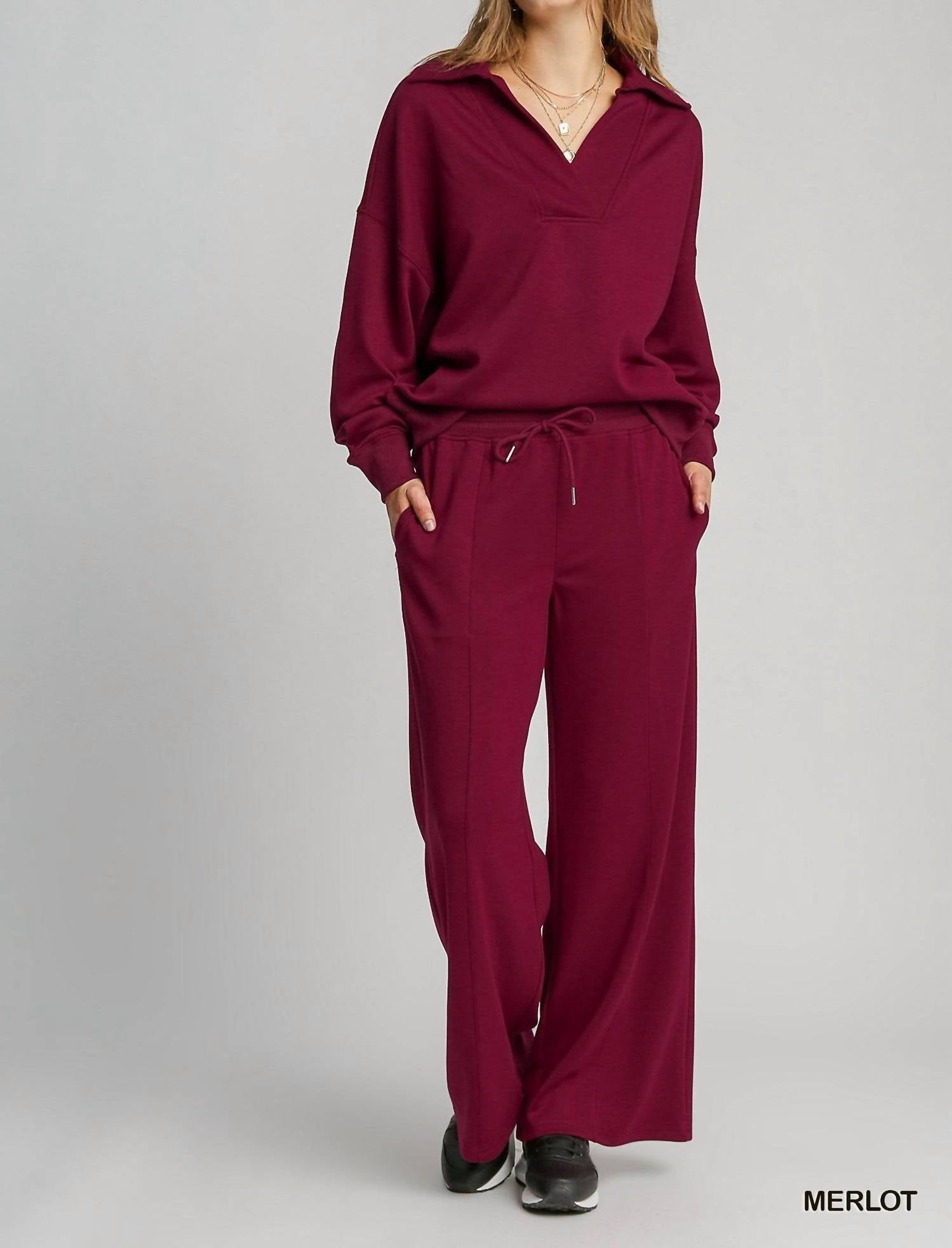 Umgee - Neoknit Pull-on Sweatpants