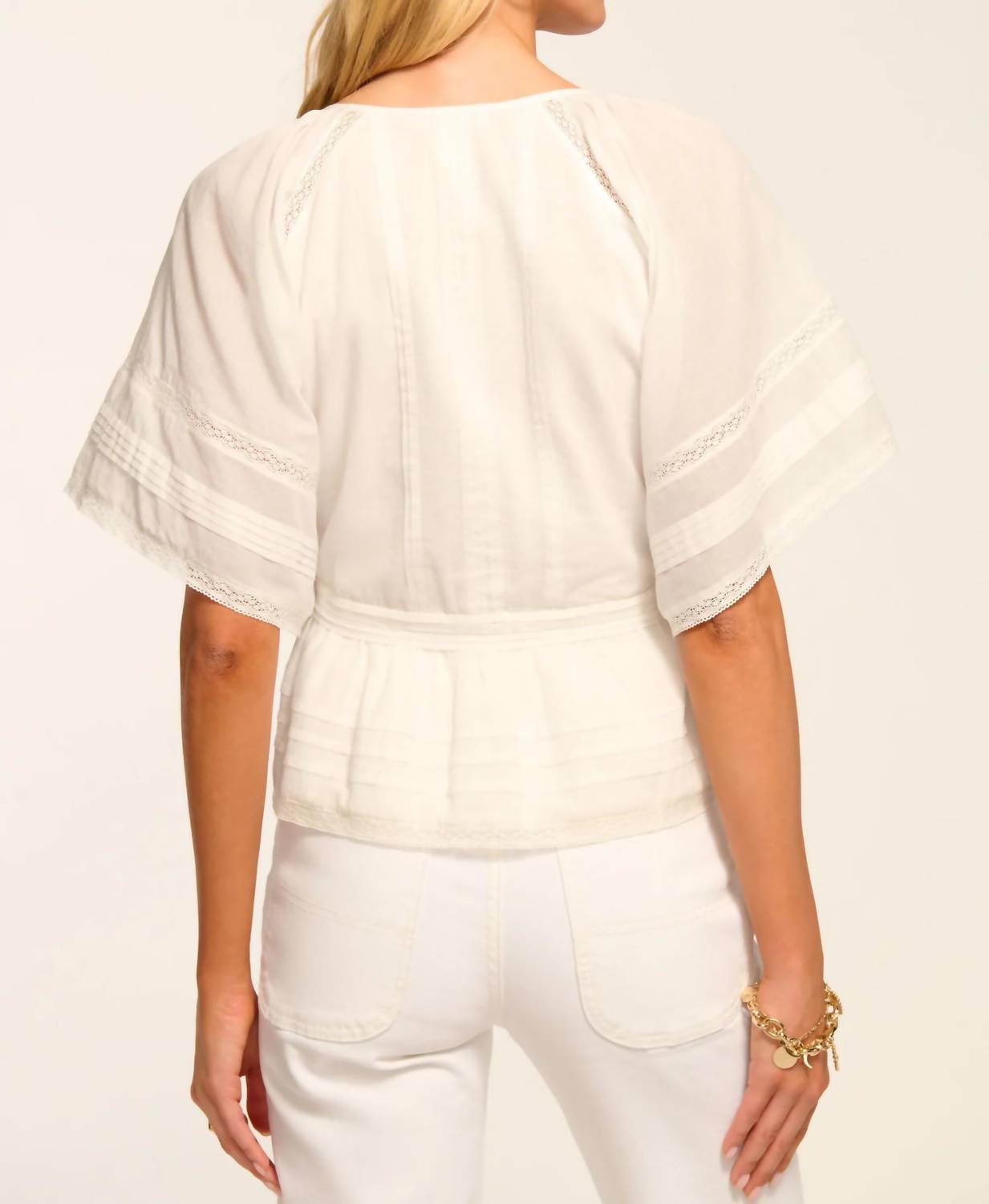 Ramy Brook - SHERRY COTTON VOILE BLOUSE
