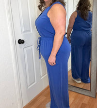 Skies Are Blue - Celeste V-neck Jumpsuit