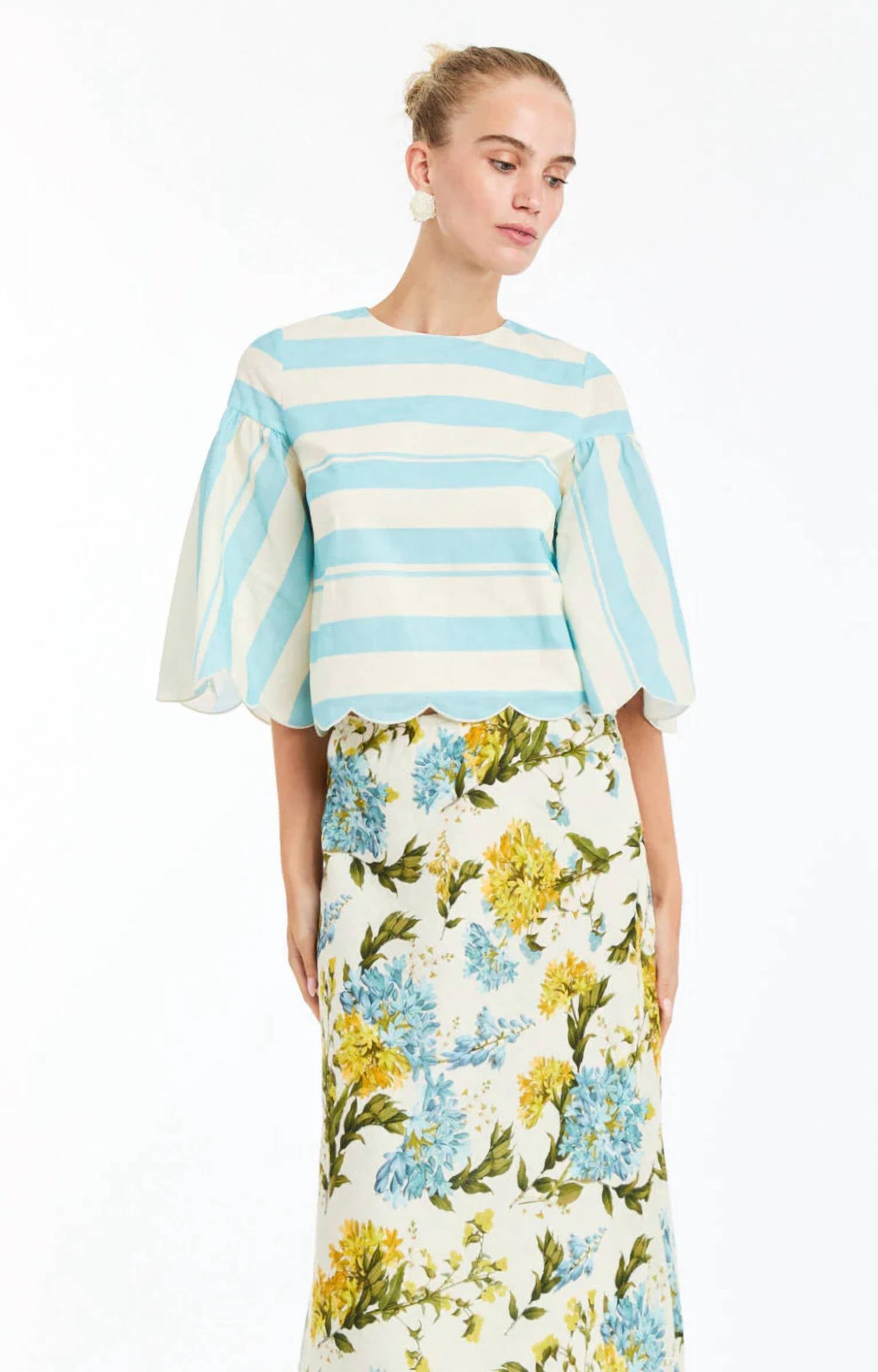 Mestiza New York - MARIANNA SCALLOP TOP