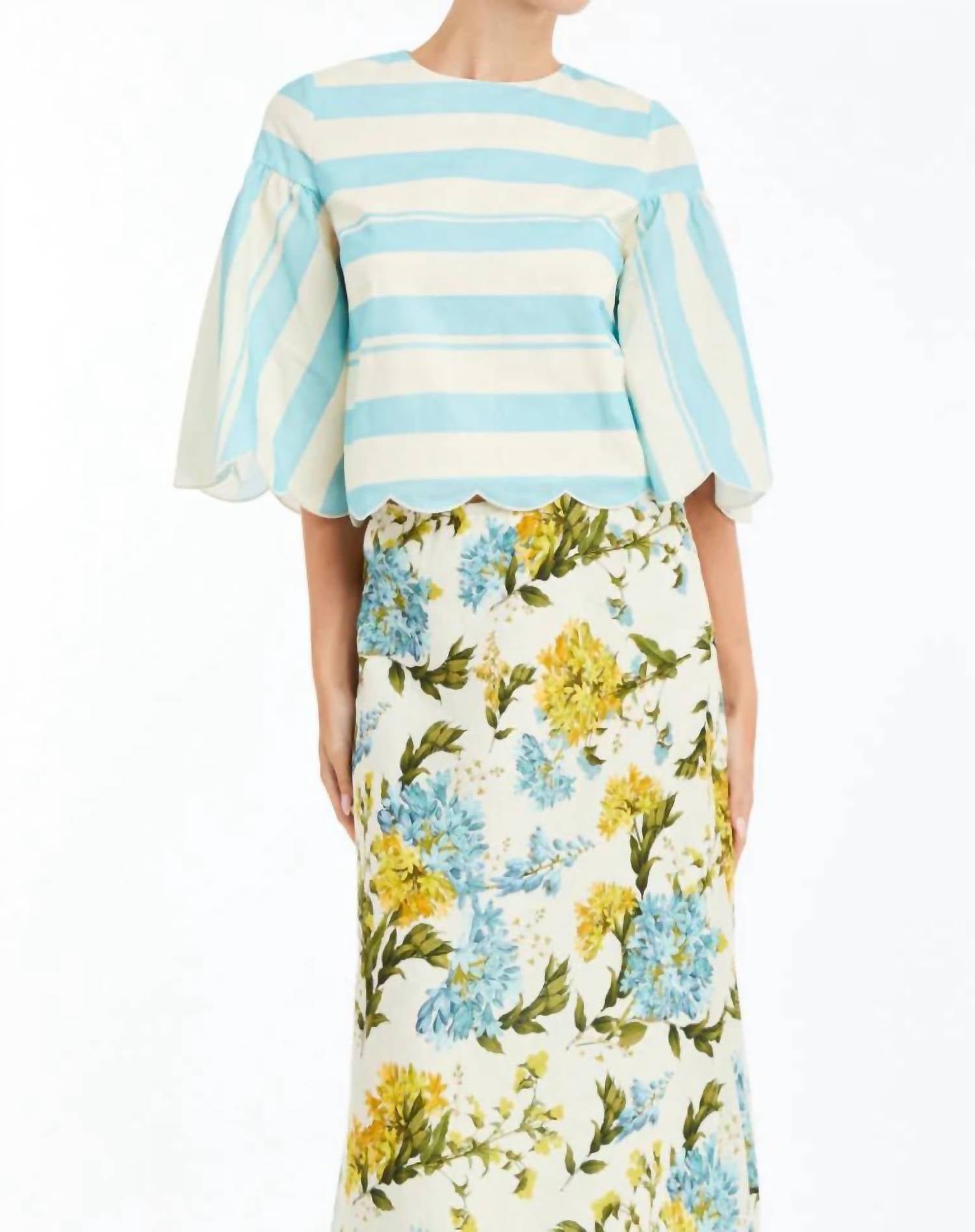 Mestiza New York - MARIANNA SCALLOP TOP