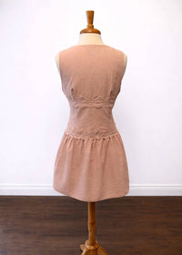 Le Lis - Women's Little Charm Drop Waist Mini Dress