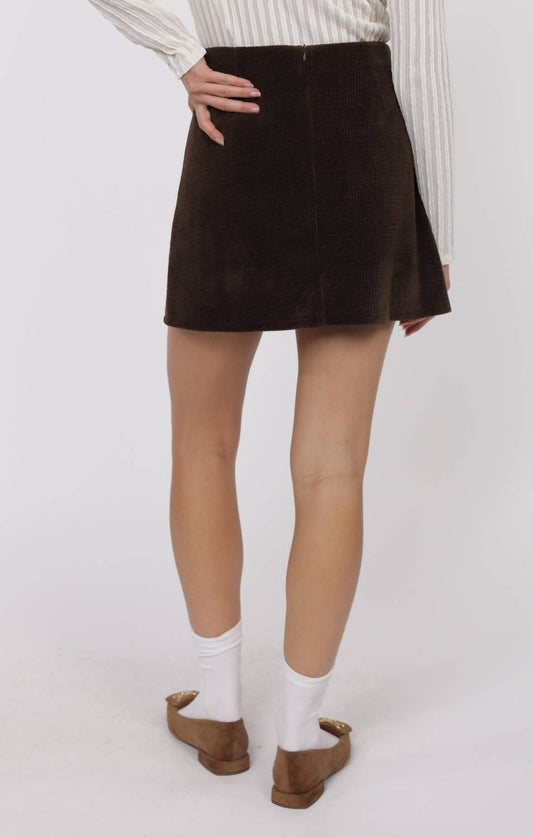 Sage The Label - Women's Mystique Mini Skirt With Faux Pockets