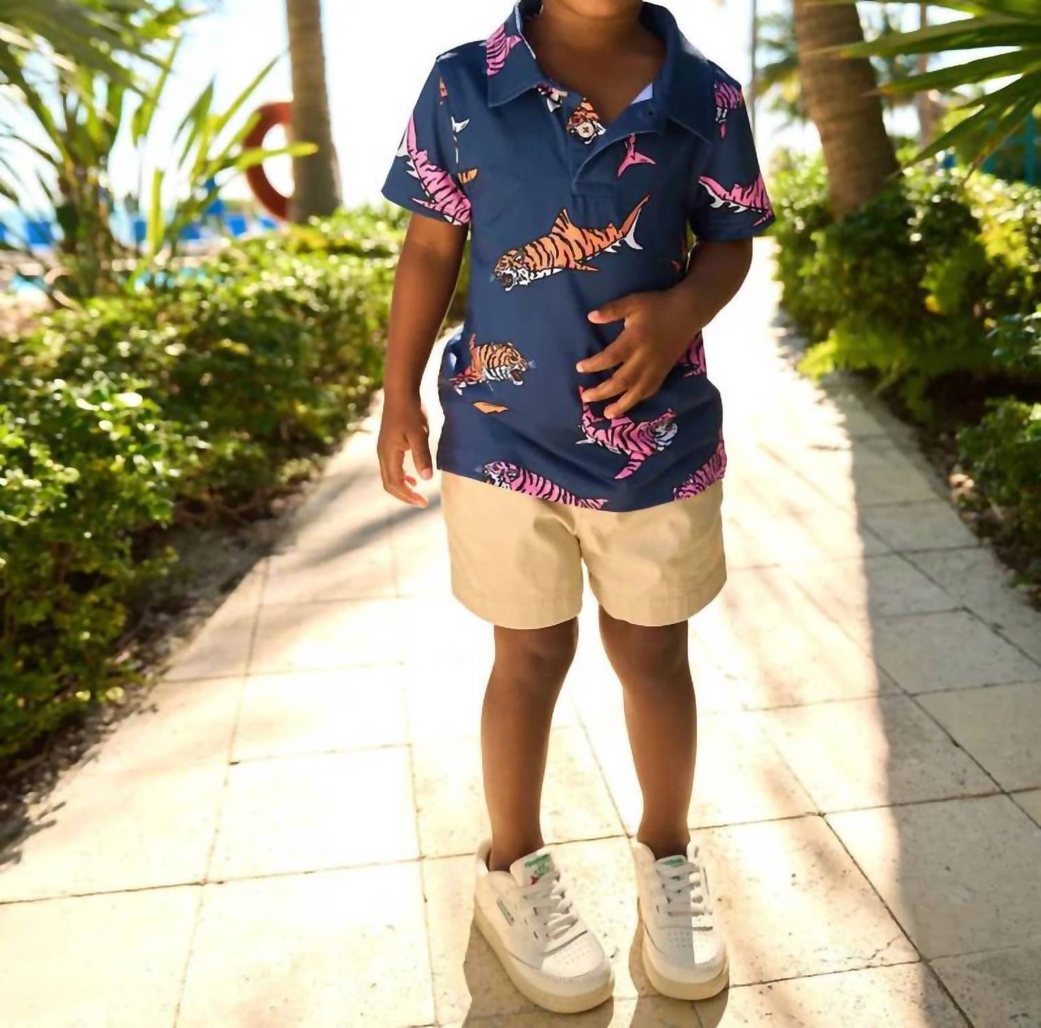Chubbies - Lil King Of The Sea Toddler Performance Polo