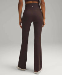 lululemon Groove Super High Rise Flare Pant Nulu in espresso - women's pants - detail view