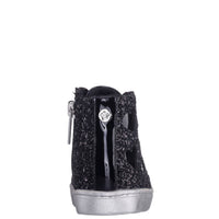 Nina Women's Cass High Top Sneakers in multi glitter - women's sneaker - alternate view