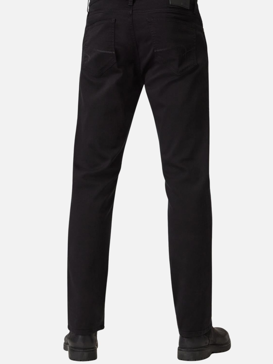 mavi Zach Straight Jeans in black feather blue - men's jeans - alternate view