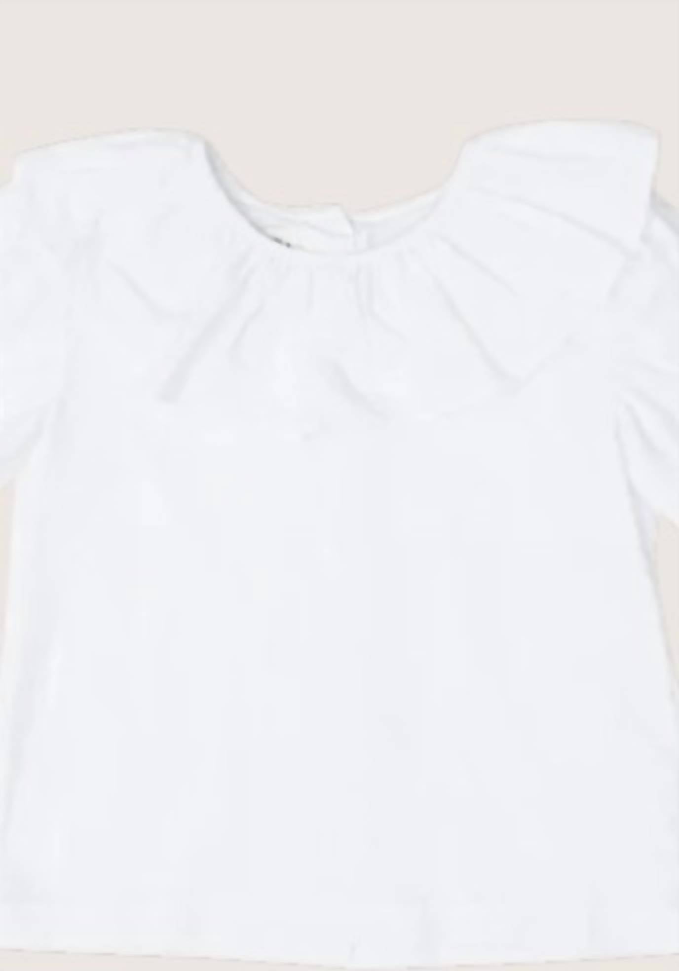 The Oaks Apparel - Girls' Larrison Dot Ruffle Collar Shirt