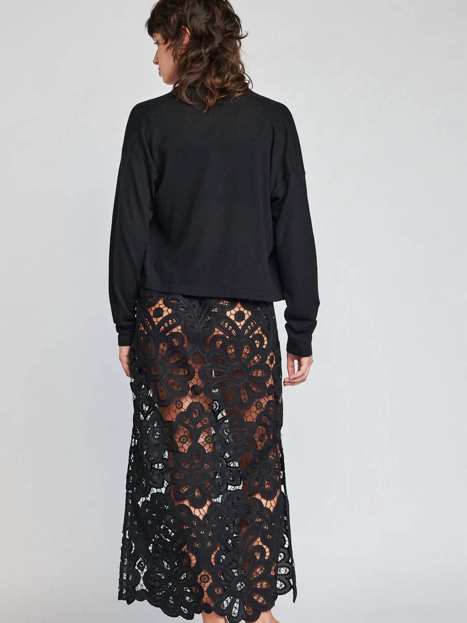 Self Contrast - Octavia Open Shawl Cardigan