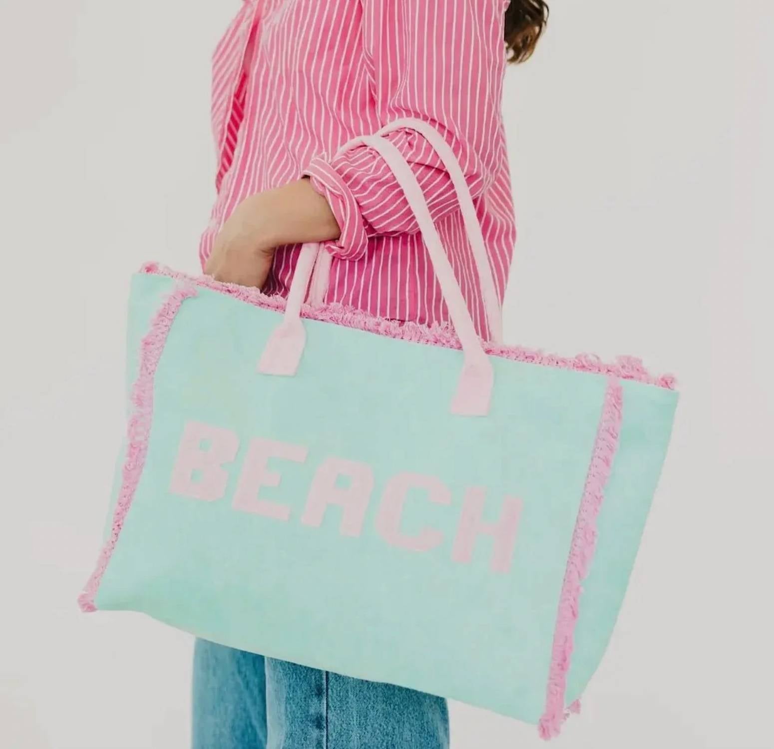 Pretty Simple - Women's Hanalei Terry Cloth Beach Tote