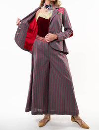 Aratta - Statement Stripe Button Up Blazer