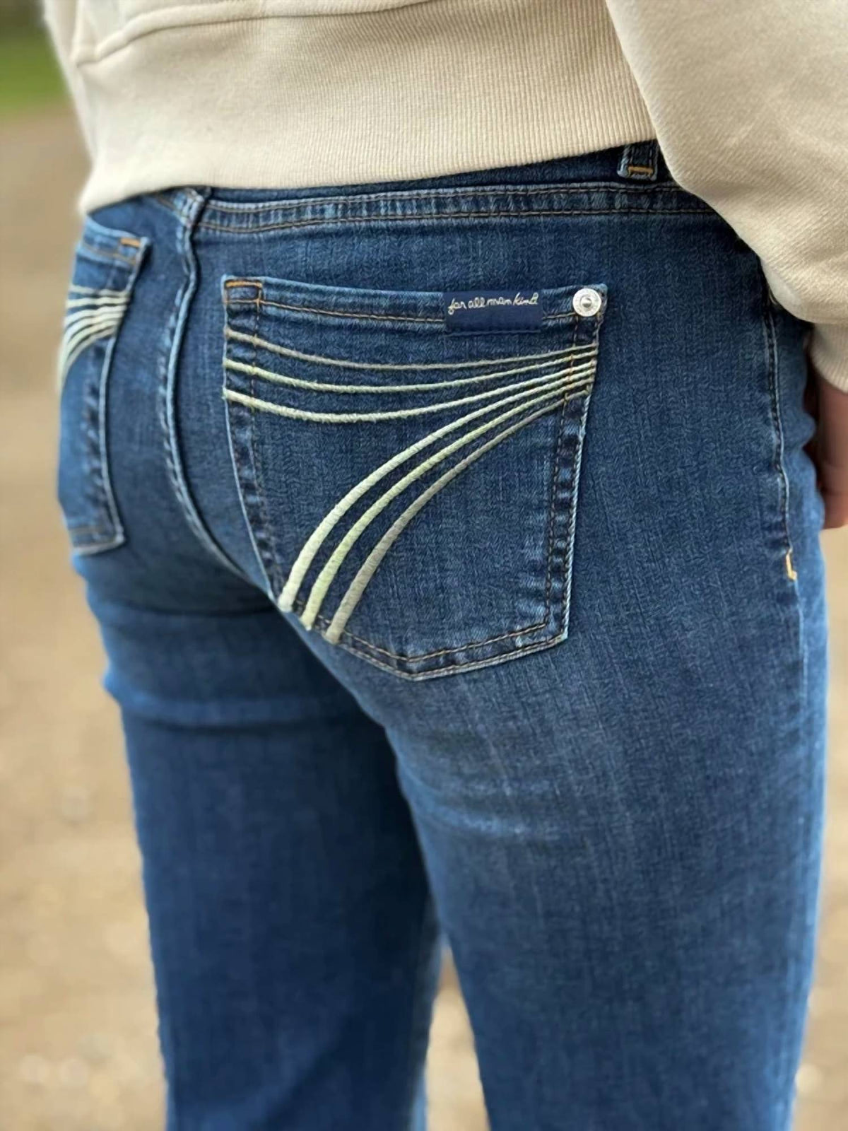 7 For All Mankind - Dojo Mid Rise Flare Jeans