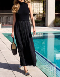 Tribal - Femme Sleeveless Twofer Maxi Dress