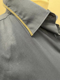 Martina Venti Dodici - NAVY MONILI TRIM SHIRT