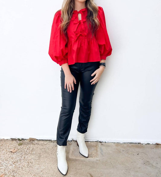 Kancan - Walk This Way Pleather Pants