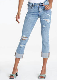 DEAR JOHN DENIM Blaire Cuffed Pant in glass beach - women's jeans