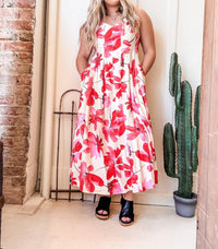 Tribal - Sleeveless Maxi Dress With Lining