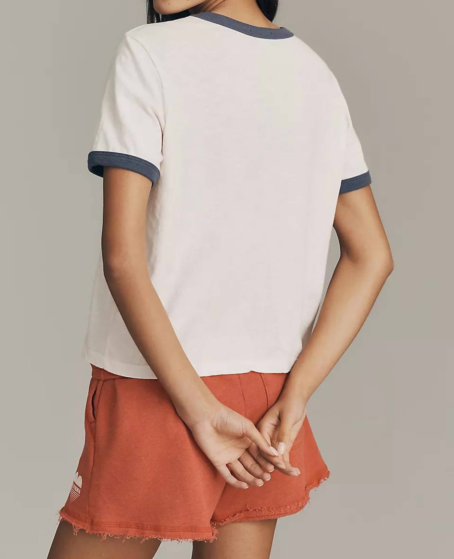 Sundry - Ringer Boxy St. Tropez Tee