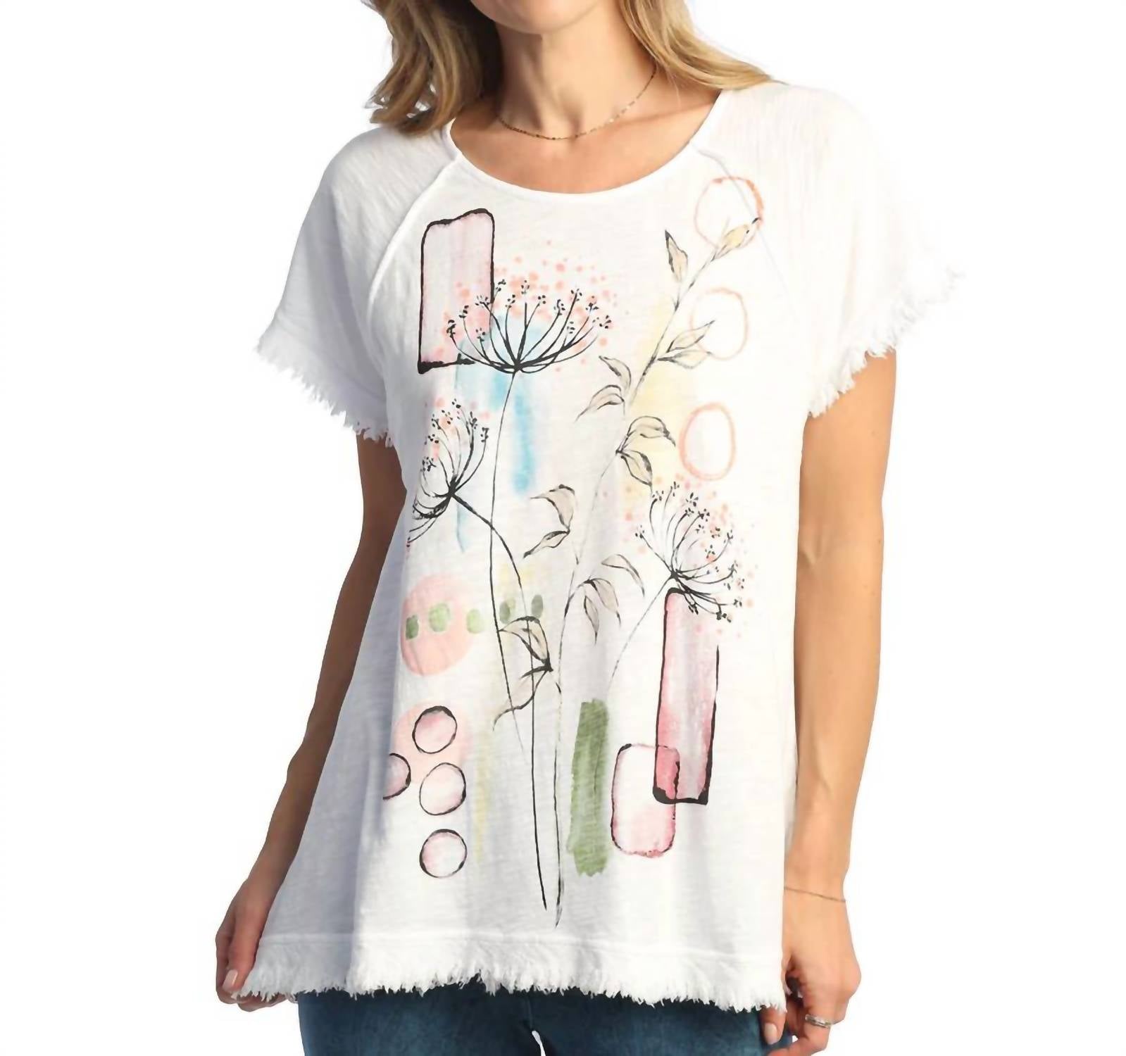Jess & Jane - Provence Mineral Washed Gauze Cotton Top