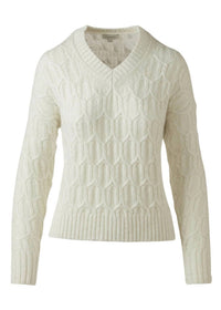 Kinross - Lofty Lurex Cable Sweater