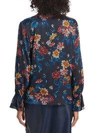 Elie Tahari - Hollis Floral & Stripe Blouse