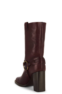 Free People Women's Hayden Boots in cabernet - women's shoe - alternate view