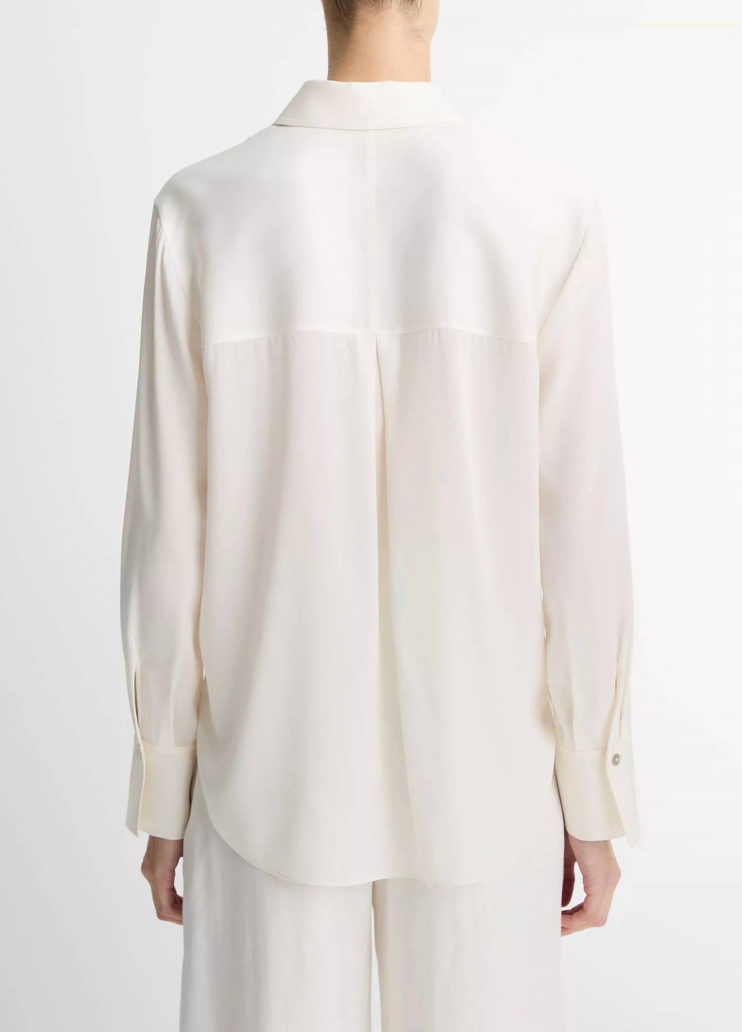 Vince - Long Sleeve Button Down Blouse