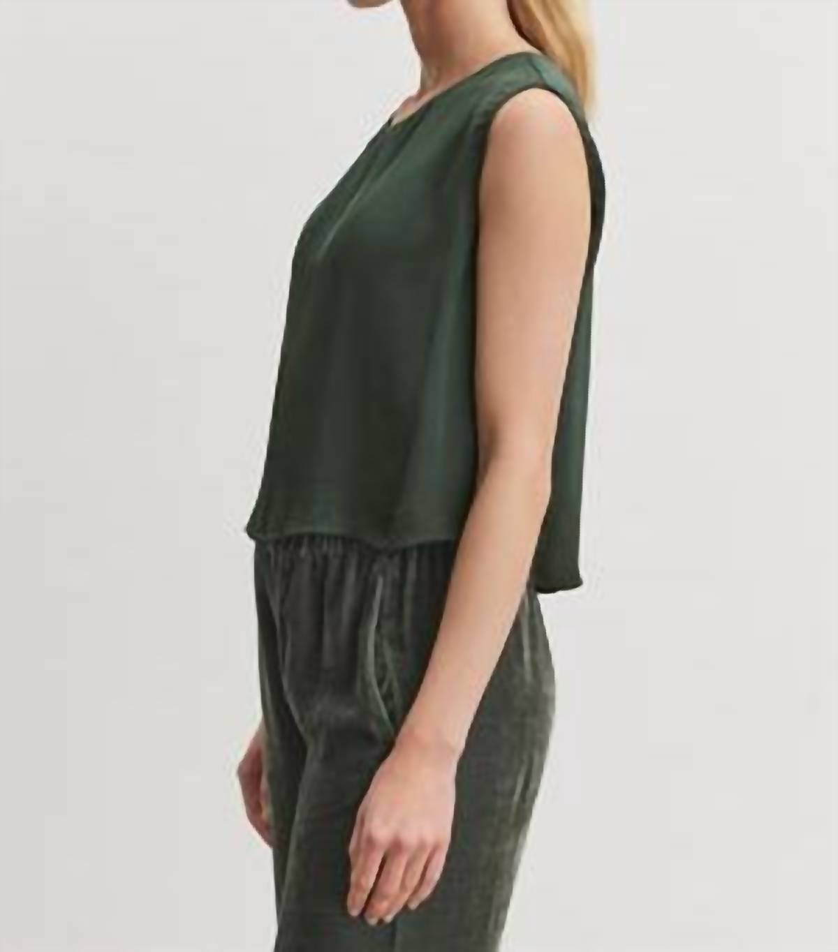 Velvet By Graham & Spencer - Bonny Sleeveless Satin Top