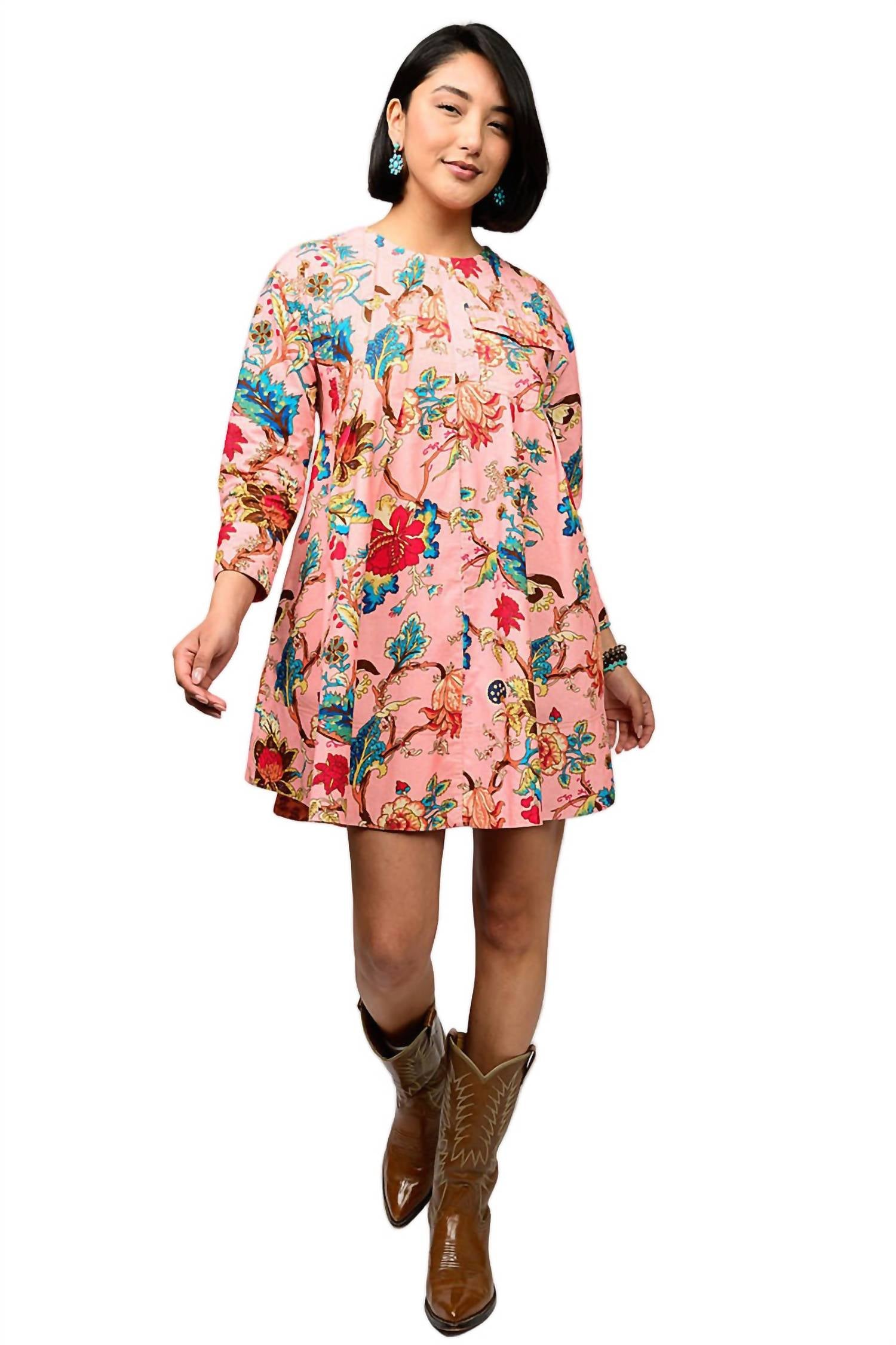 Uncle Frank - Tuck And Swing Dress