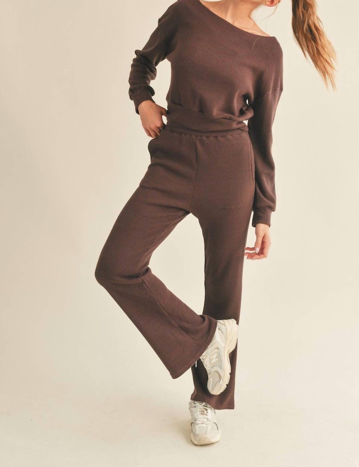 Kimberly C - Waffle Knit Lounge Pants