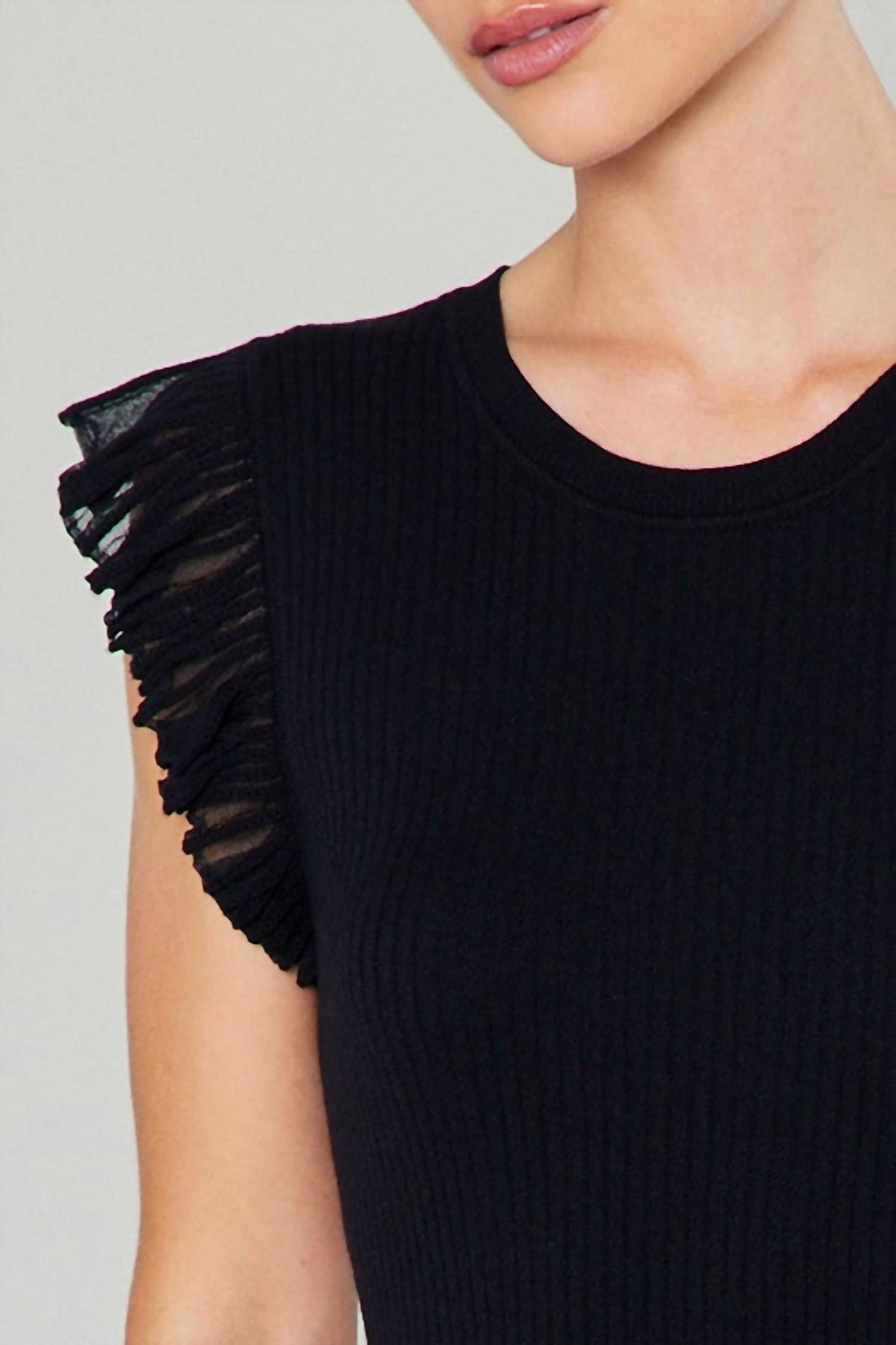 Current Air - Everly Flutter Sleeve Sweater Dress