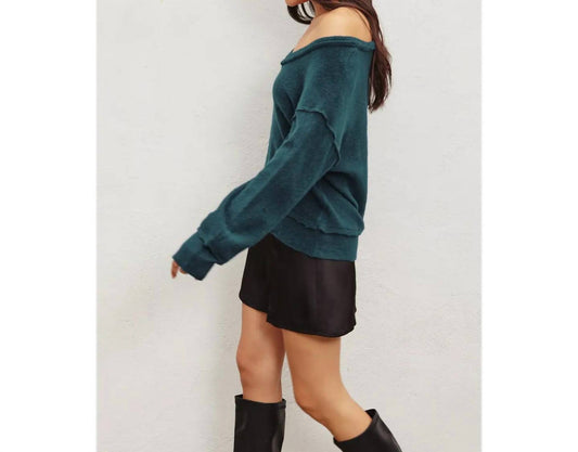 Dress Forum - Slouchy V-neck Pullover Sweater