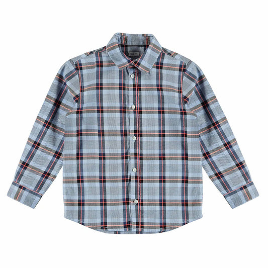 Mayoral - Boy's Plaid Long Sleeve Shirt