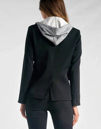 Elan - Track Blazer With Grey Hoodie Insert