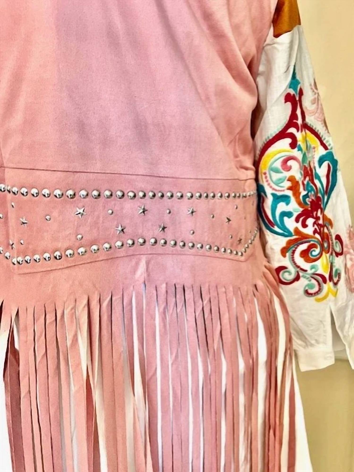 Bibi - Long Fringe Vest