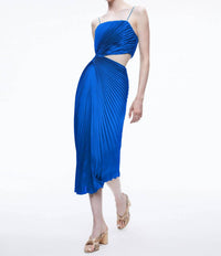 Alice + Olivia - Fayeth Spaghetti Strap Midi Dress