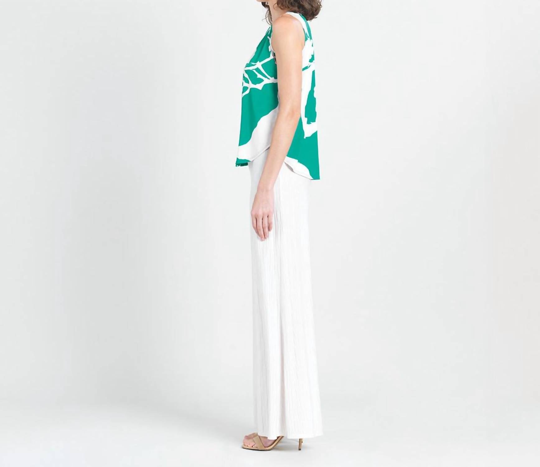 Clara Sunwoo - U-neck Curved Hi-low Tank