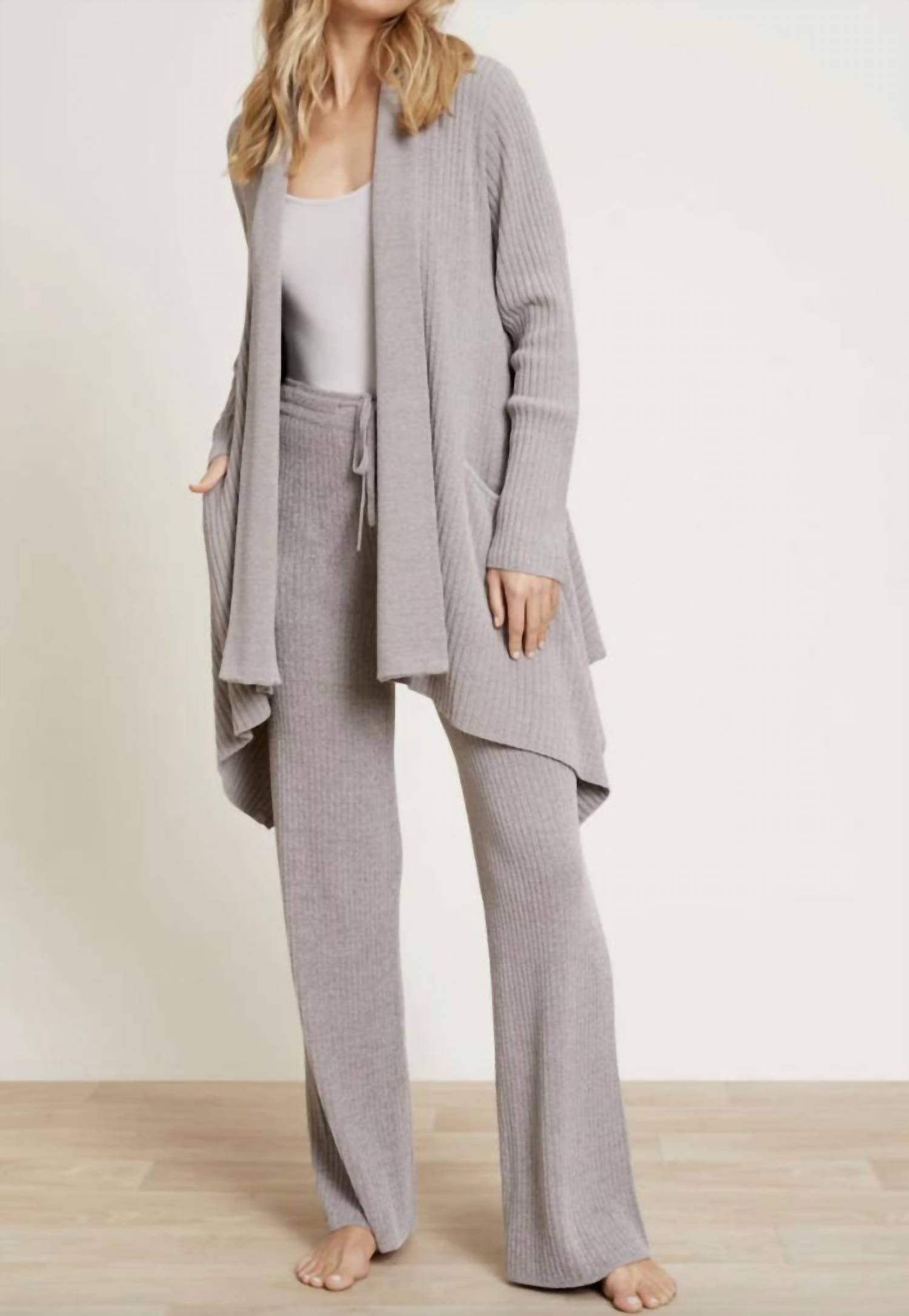 Barefoot Dreams - Draped Shawl Collar Cardi