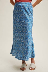 Wishlist - Lou Satin Floral Skirt