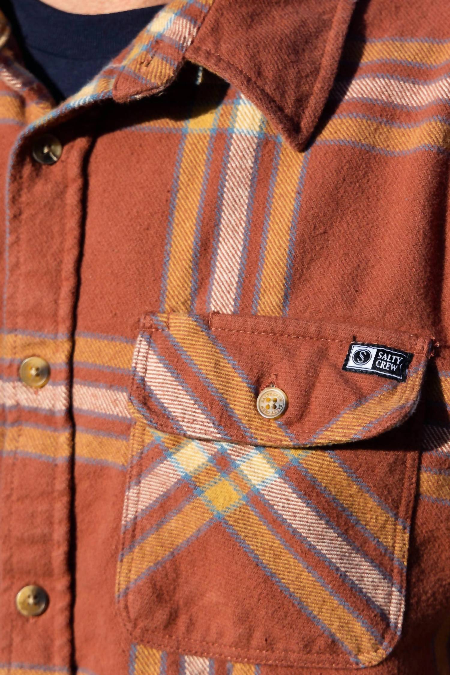 Salty Crew - Landfall Long Sleeve Flannel Top