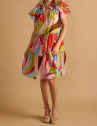 Double A - Dayna Tiered Mini Dress