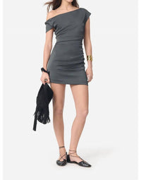 vanessabruno Eleysa Dress in orage - women's dress - detail view