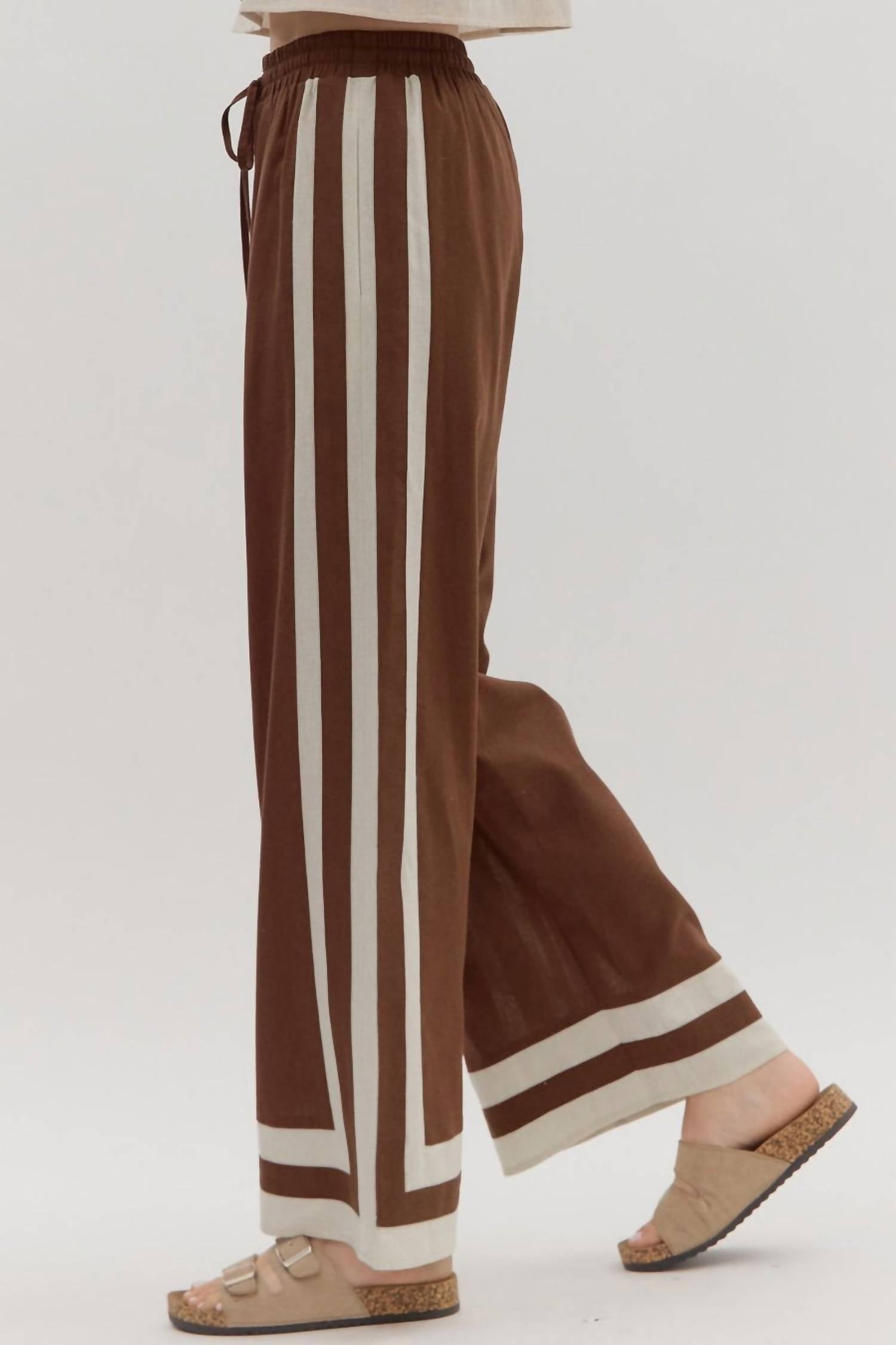Entro - Accent Border Pant