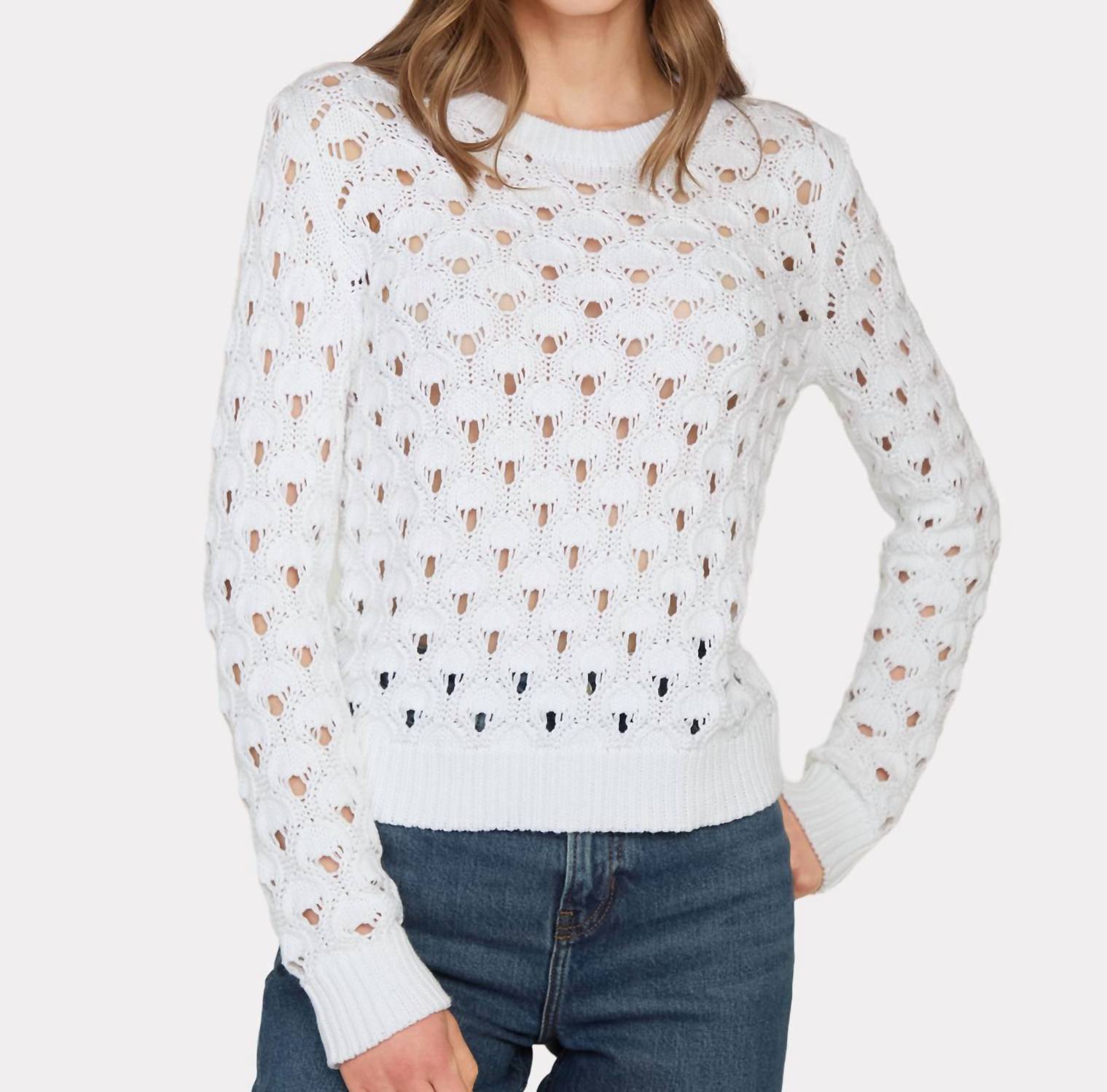 Autumn Cashmere - Texture Stitch Crewneck Top