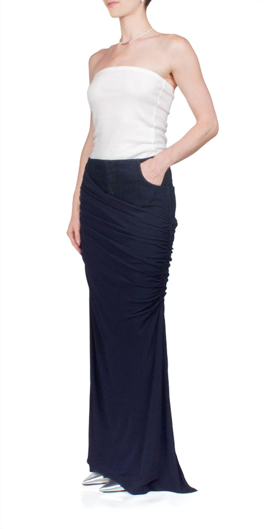 Christopher Esber - Wrapped Denim Column Skirt