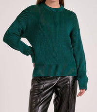 Elan - Ribbed Crewneck Sweater